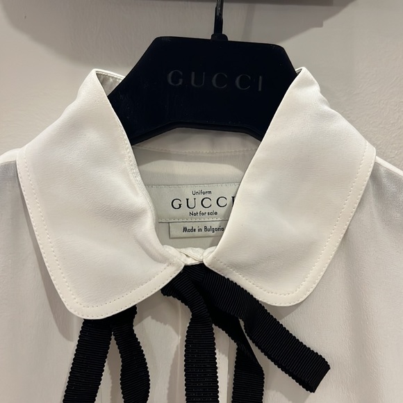 BRAND NEW GUCCI WHITE BLOUSE - Picture 2 of 7